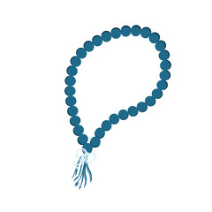 Islamic Prayer Beads Tasbih for Ramadan Spiritual Worship Concept