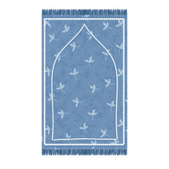 Islamic Prayer Mat Illustration for Ramadan and Eid Worship