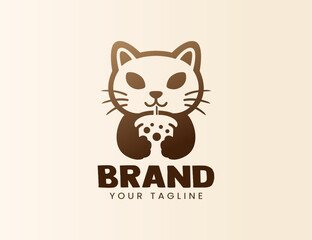 logo Boba Cat Corner