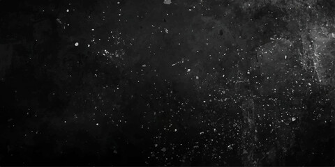 Abstract starfield light with bright blue rain drops on a dark black background, like a cosmic winter sky