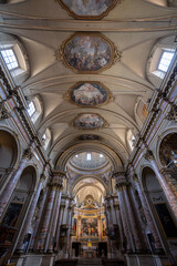 Interior of the Basilica of St. Alexander - Bergamo, Italy