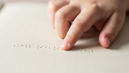 Braille Reading: A Child's Touch