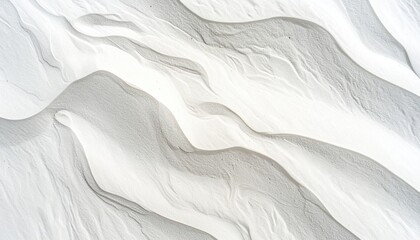 White rippled texture, fluid, flowing, clean and minimalist