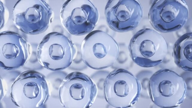 Skin cell melanin disappears, cells become rejuvenated, facial spots and wrinkles disappear, laser beauty, anti-wrinkle and anti-aging, concept skin care beauty solution. Cosmetics ads, 3D rendering.