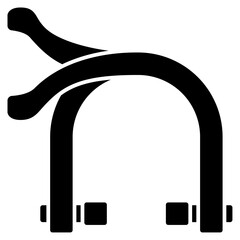 u-brake bike icon