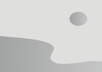 Gradient Grey design capturing a minimalist landscape, for backgrounds that inspire mental well-being, relaxation, and a balanced, healthy lifestyle in digital media