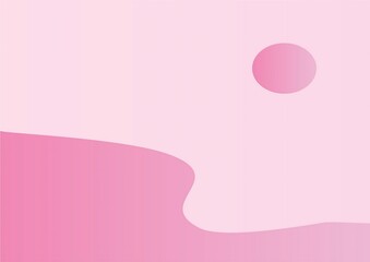 Soft Pink Gradient Background with a Subtle Circle Element