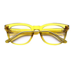 Stylish Square Women Glasses Frame with Spring Hinges. on wight background 