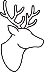 deer head silhouette