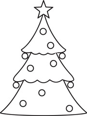 abstract christmas tree