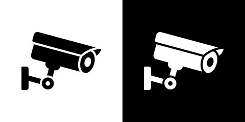 Surveillance Icon Flat Style Vector Illustration