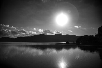 奄美大島。穏やかな入江の朝。