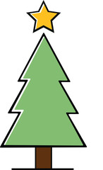 Obraz premium abstract christmas tree