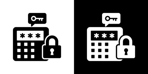 Token Icon Flat Style Vector Illustration