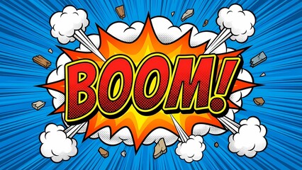 BOOM! Comic Explosion Text Effect