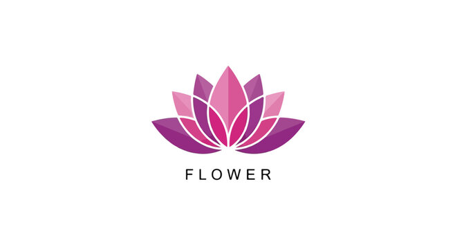Elegant Lotus Flower Logo Design &ndash; Symbol of Purity, Wellness, and Balance for Modern Branding
