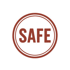 safe icon logo seal vector on white background
Vector stamp icon