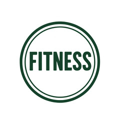 fitness icon logo seal vector on white background
Vector stamp icon