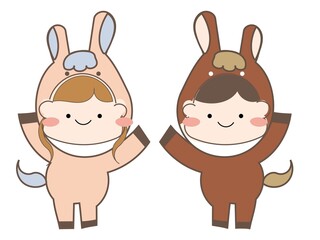 馬の着ぐるみ　キッズ