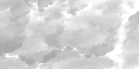 Clouds and sky watercolor vector hand drawn vector illustration. Abstract black and white winter watercolor background. Sky pattern with snow. Light blue watercolour paper texture background.