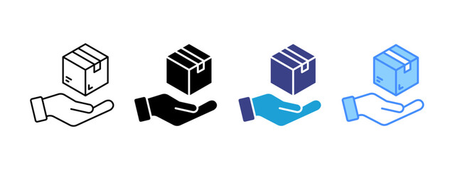 Product icon set multiple style collection