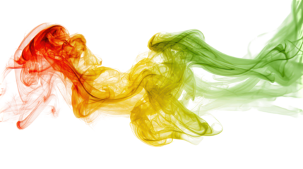 Colorful smoke gradient abstract element