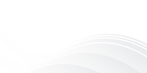 Vector white background with gradient color and artistic dynamic line decoration, modern design