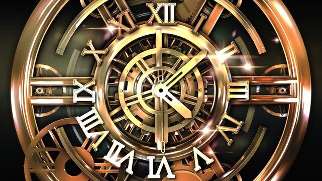 Golden Clock Machine