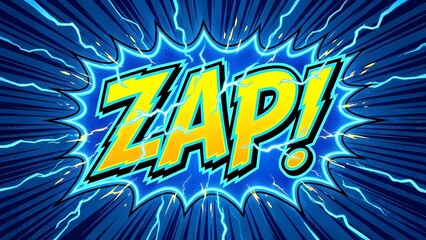 ZAP! Electric Comic Text Effect