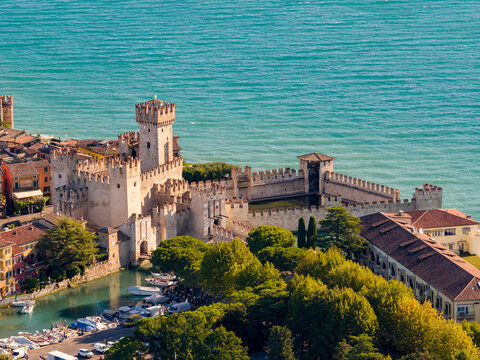 Castello Scaligero di Sirmione on Lake Garda - Sirmione, Italy