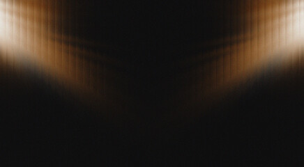 Abstract Golden Light Blur Background. Luxury Dark Gradient with Soft Shimmering Glow. Elegant Warm Bokeh Texture for Premium Minimalist Product Backdrop and Modern Digital Wallpapers. © Sk