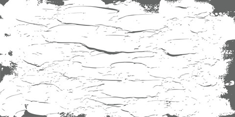 Vector rough grunge texture overlay with thick horizontal dry brush strokes and distressed borders