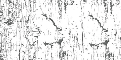 Distressed Wood Grain Texture Vector Overlay Grayscale Grunge Effect Background