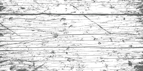 Vector Grunge Wood Grain Texture Overlay Background Gray and White Distressed Surface