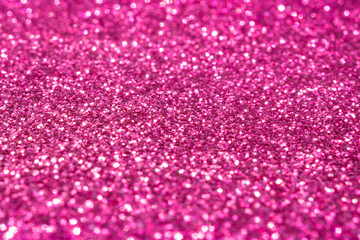 Abstract pink glitter sparkle texture background with bokeh