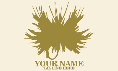 feathered fly fishing lure logo vector, feathered fly fishing lure vector illustration, feathered fly fishing lure logo icon