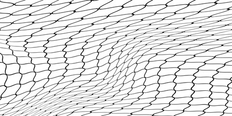 Mesh texture for fishing nets. Grunge pattern for sportswear or soccer goal, volleyball net, basketball hoop, hockey, athletics. © rosy