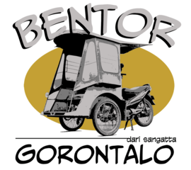 photo of the Gorontalo tribal transportation monument, great for your t-shirt