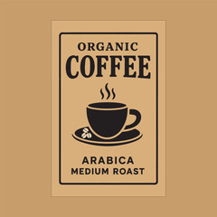Classic Coffee Label Design – Monobean