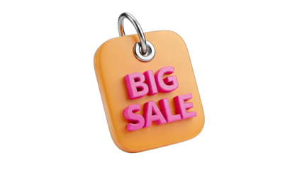 Big Sale Tag - Discount Offer Concept