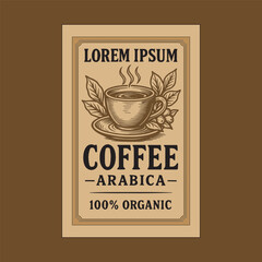 Classic Coffee Label Design – Monobean