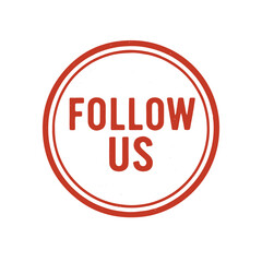 follow us icon logo seal vector on white background
Vector stamp icon
