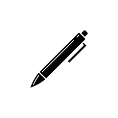 Pen Stationery Icon Vector Logo Template