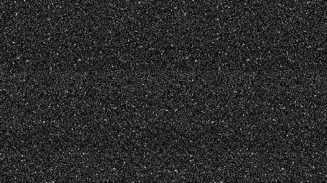 Black and white dotted gradient animation background. Grunge animation
