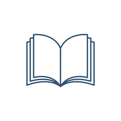 Trendy Book Education Icon Vector Template