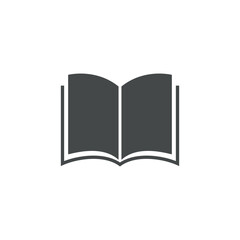 Trendy Book Education School Icon Vector Logo Template