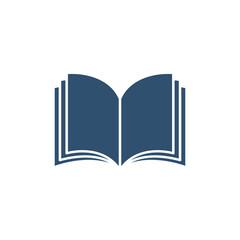 Trendy Book Education Icon Vector Template