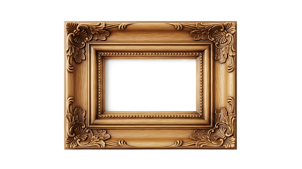 Ornate Baroque Style Golden Photo Frame with Scrollwork Details.png


