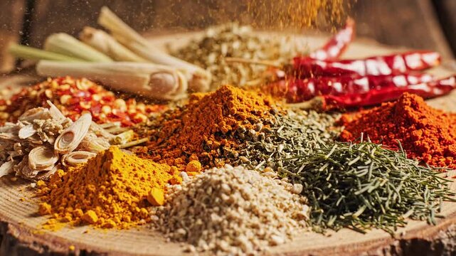 Aromatic Spice Symphony A Culinary Journey Through Flavorful Ingredients.