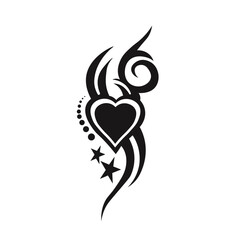 This elegant black and white floral design is ideal for decorative borders, logos, or vintage-inspired graphic designs, featuring intricate detailing and curved leaves